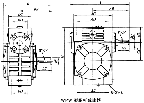 WPW蜗轮减速机